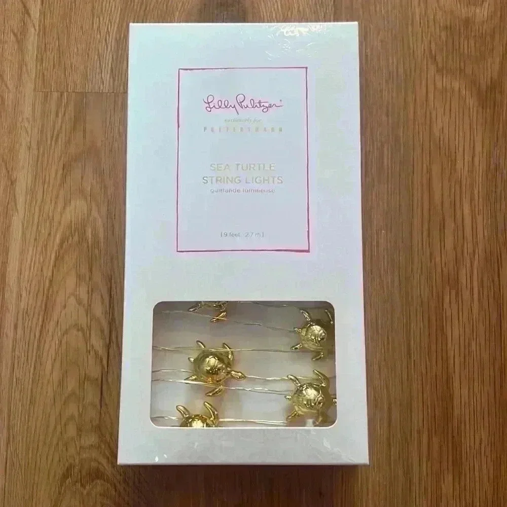 Lilly Pulitzer for pottery Barn Sea Turtle String Lights